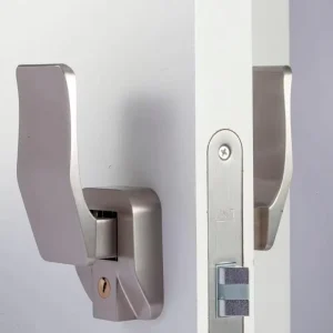 Modern Bedroom Mechanical Lock for Wooden Interior Doors with Keys, Aluminum Alloy Handle and Stainless Steel Mortise