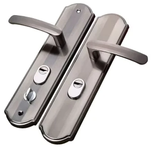 Modern Black Gold Door Lock Handle Easy Installation