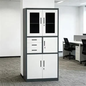 Modern Design Small 2 Drawer Key Lock Metal Filing Cabinet Sliding Doors Foldable Bedroom Workshop Warehouse Commercial