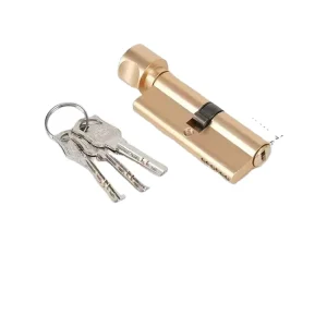 Modern Durable Double Open Security Brass Door Lock Cylinder With Electric Remote Control And Keys