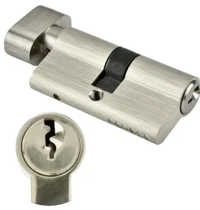 Modern Euro Profile Lock Cylinder Hot Selling Zinc Alloy Door Security with Thumb Turn Knob Latch Hotel Mortise Lock Body