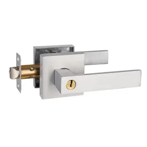 Modern Heavy-Duty Three-Bar Aluminum Alloy Mechanical Door Lock for Bedrooms, Bathrooms, Villas, Hotels, and Kitchens, Ambidextrous