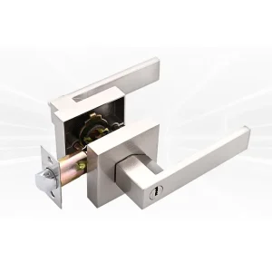 Modern Heavy-Duty Three-Bar Aluminum Alloy Mechanical Door Lock for Bedrooms, Bathrooms, Villas and Hotels