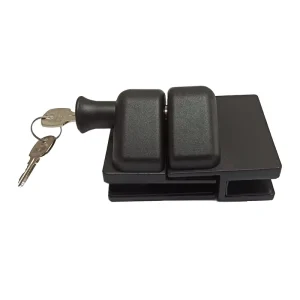 Modern No Punch Glass Door Lock Stainless Steel Clamp Type Easy Install 8 12mm Frameless Glass Home Office Commercial