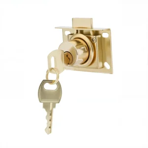 Modern Office Furniture Desk Table Cabinet Drawer Lock with Iron Key for Bedroom & Hotel Use Entrance