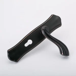Modern Silent Mechanical Door Lock Bedroom Door Lock Aluminum Lever Interior Internal Door Lockset Handles