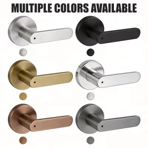 Modern Split Design Satin Brushed Interior Timber Door Handle Mortise Lock Set