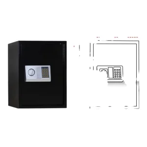 Money Safe Box Factory Coffre Fort Manufacture Hotel Safe Box Safe Locker Offer OEM Hidden Money Safe Box
