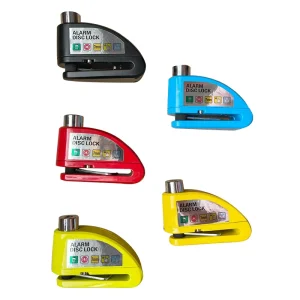 Motorcycle Alarm Disc Brake Lock Steel Waterproof 110dB Anti-Theft Security Wheel Lock