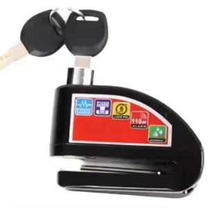 Motorcycle Disc Brake Lock with Key Brake Lock Anti theft Universal Heavy Duty Lock Bicycle