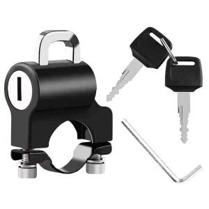 Motorcycle Helmet Lock Anti Theft Fixed Lock Metal Multi function Universal Bicycle Bike Security Moto Accessories