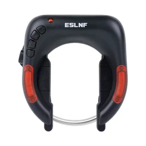 Multi Function Smart Horseshoe Bicycle Alarm Lock with Smart Taillight APP QR Code Unlock