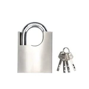 Multi Specification Half Pack Beam Anti Pry Padlock Foreign Trade Steel Iron Lock with Atomic Key and Brass Cylinder Size 70mm