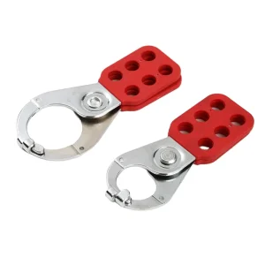 NT H03 NT H04 WZNT 1” 25mm 6hole Red Steel Safety Lockout Hasp Locks Key Operated Industrial Jaw CE ISO Easy Installation