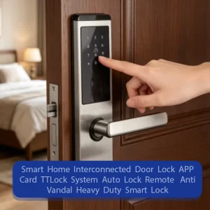 New Arrival Three Colors Double Layer Composite Stainless Steel Password Keypad Smart Lock for Home Hotel Security Door Use