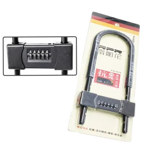 New Design Anti breaking U Lock Motorcycle Combination Lock Secure U Locks for Motorcycles Electric Cars and Glass Doors