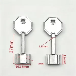 Nickel Silver Door Key Blank for Home Furniture Lock Anti Corrosion Key Blank for Duplication