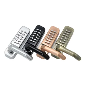 Numerical Pin Code Push Button Keyless Mechanical Combination Door Lock with Metal Keypad, Waterproof