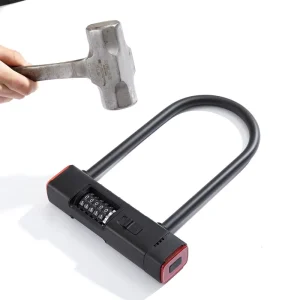 OEM批发自行车配件 120dB 警报器 重型 U 形组合式自行车摩托车锁