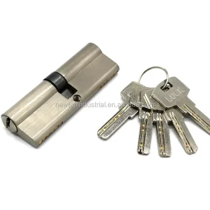 OEM Euro Profile Brass Mortise Double-Opening Door Lock Cylinder