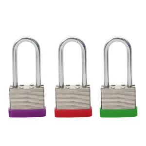 OEM Industrial Heavy Duty Anti Rust Corrosion Laminated Padlock 38mm Hardened Steel Shackle Safety Locks