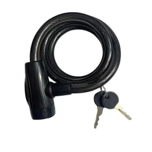 OEM Portable Bicycle Key Cable Lock with Bracket
