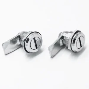 OEM Small 1 4 Cam Lock Slot Cylinder Zinc Alloy Chrome Plated ANSI Grade 3 2 Keys Compact Quarter Turn Cam Latch for Metal
