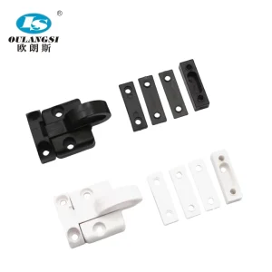 OLS Price Casement Window Screen Buckle Plastic Steel Yarn Door and Window Lock Plastic Bolt Lock Hasp Accessories