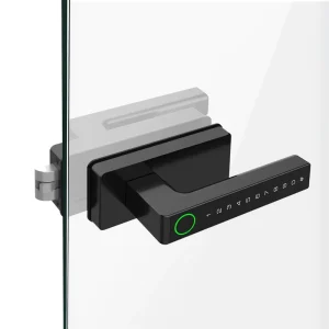 Office Door Handle Password Fingerprint Digital Frameless Glass Door Smart Locks