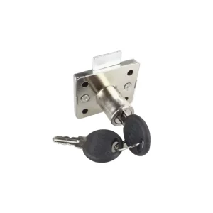 Office Drawer Lock Cabinet Door Lock Household Wardrobe Bookcase Cabinet Lock Zinc Alloy Silver Finish Key Operated Lock