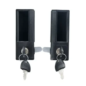 Office Hardware Accessories Zinc Alloy Security File Cabinet Lock With Key Left and Right Plastic Handle With Cam Lock