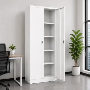 Office Metal Steel Filing Cabinet Lockable Drawer Sliding Door File Cabinet for Home Office Archive Records Storage