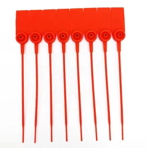 One Time Use Plastic Security Seal Lock Container Plastic Sealing Strip Plastic Security Wire Seals Laser Printed Zip Ties