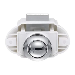 P02N Keyless Drawer Lock for Kitchen Cabinets, Ships, Boats, and RVs with Button Handle