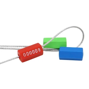 PN CS5101 Adjustable Shipping Security Container Cable Security Metal Seal Door Safety Lock Metal Security Steel Wire