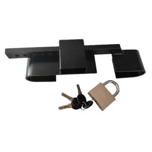 PY Hardened Black Steel Container Lock with 2 or 3 Barrier Seals >30KN Tensile Strength for Container Door Locking