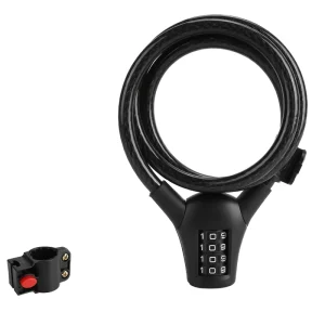 Password Steel Wire Cable Lock for Mountain Bikes, Electric Bikes, and Battery Bikes