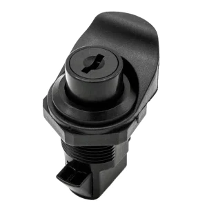 Plastic Black Coated Push to Close Latches 2 Keys Pop up Drawer Lock RV Furniture ANSI Grade 3 Button Lock for Drawers Cabinets