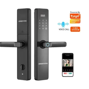 Polished Keyless Smart Fingerprint Door Lock with WiFi App, Digital Deadbolt, and Keyless Entry