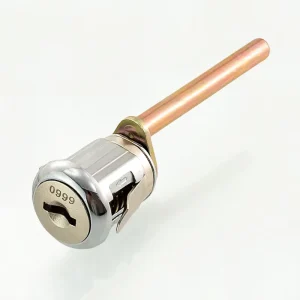 Polished Zinc Alloy Metal High Security Cabinet Lock with Key for Office Furniture