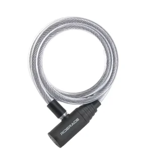 Portable Anti-Theft Bicycle Cable Ring Lock for Scooters and E-Bikes, Silver