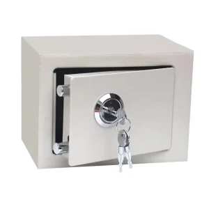 Portable Electronic Security Safe Box with Password Key Lock Cold Rolled Steel for Home Office Use Money Kids Safe