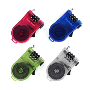 Portable Retractable 3 Digit Bike Bicycle Combination Cable Code Lock Helmet Luggage Lock