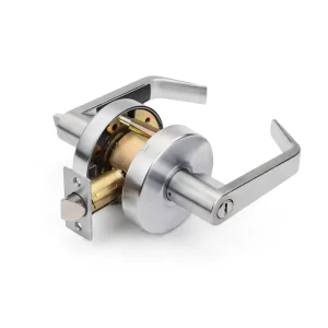 Privacy and Keyed Grade 2 Cylindrical Commercial Door Lock, 304 Stainless Steel, ASA 4-7/8-inch Strike, Satin Chrome
