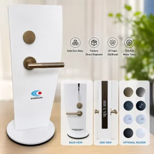 Professional ABS RFID 13.56MHz Electronic Hotel Lock Fire Proof + Split Type Design for Wooden Doors Free SDK & Software