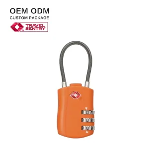 Promotional Travel TSA Approved 3 Dial Luggage Safety Lock