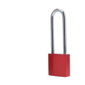 QLP76 Industrial Safety Cable Padlock 76mm Electrical Door Lock Insulated Plastic Safety Lock
