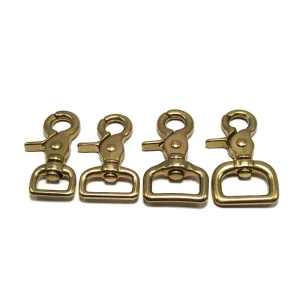 Qiannuo Qn58 Various Sizes Exquisite Brass Swivel Hooks & Snap Triggers for Bags & Accessories with TSA Lock