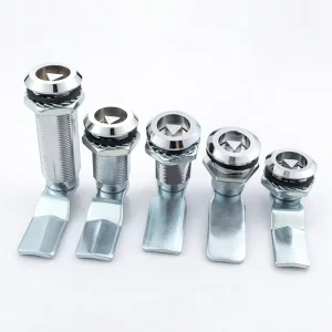 Quarter Turn Cam Lock for Distribution Box Triangle Lock Commercial Trash Can Lock Core