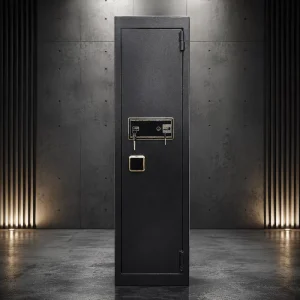 Quick Access 8 RifleGun Safe for Home Security Electronic Digital Code Lock Long Gun Cabinet with Handgun Bags & Mounting Bolts